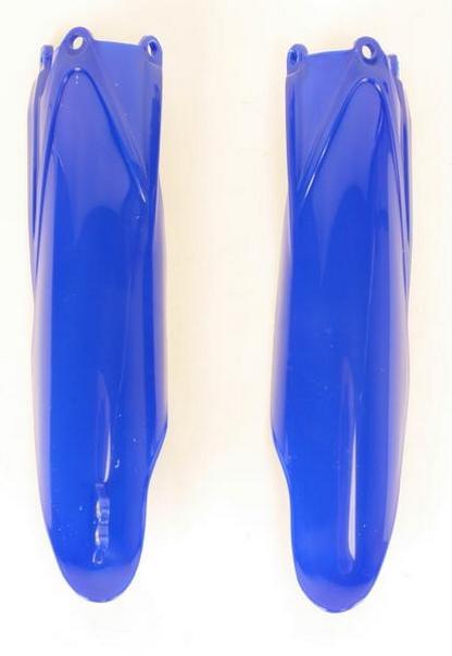 Ufo plastics fork slider protectors blue for yamaha yzf