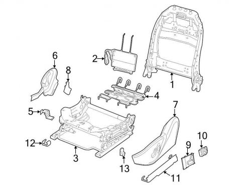 Chrysler oem dodge seat track cover 5lj28hl1aa image 7