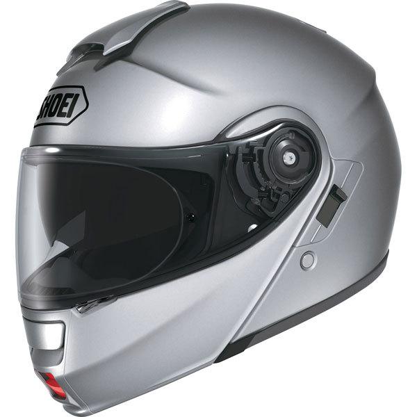 Light silver xl shoei neotec metallic modular helmet