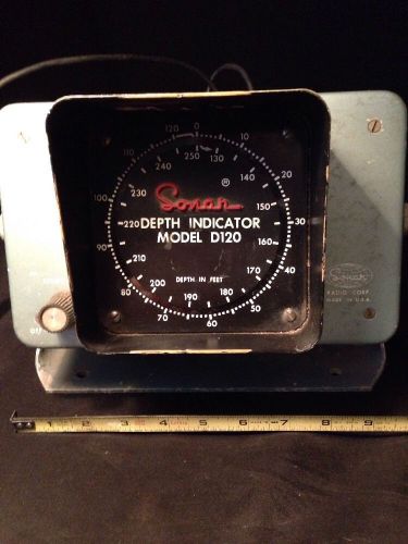 Sonar depth indicator radio corp.  model d120