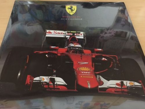 Official ferrari 2016 calendar (308,328,355,348,360,430,458,612,599,ff,f12,488)