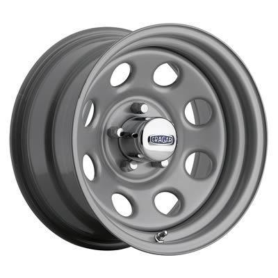 Cragar soft 8 silver wheel 15"x8" 5x4.5" bc set of 4