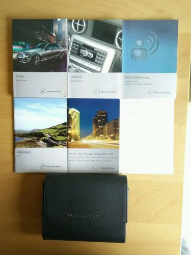 2012 mercedes benz c class models c250 300 63 owners manual comand set w #273