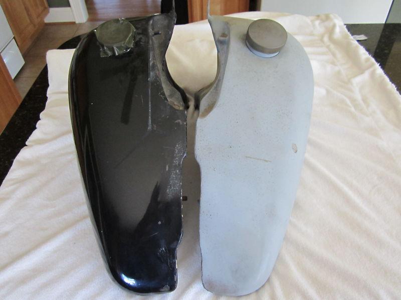 Harley davidson original 1967-71 flh five gal. gas tank set