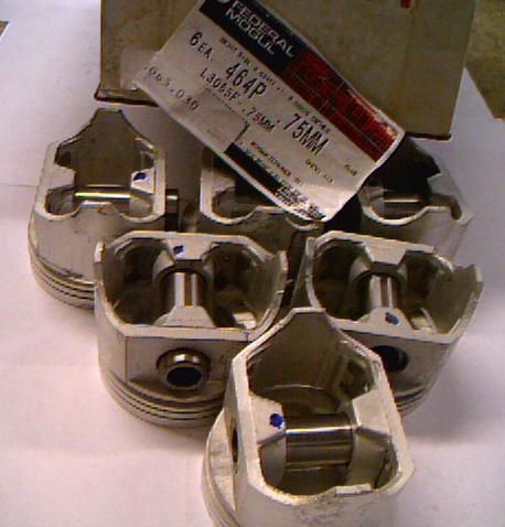 6 pistons for chevrolet 173 1980 1981 1982 *030 oversized