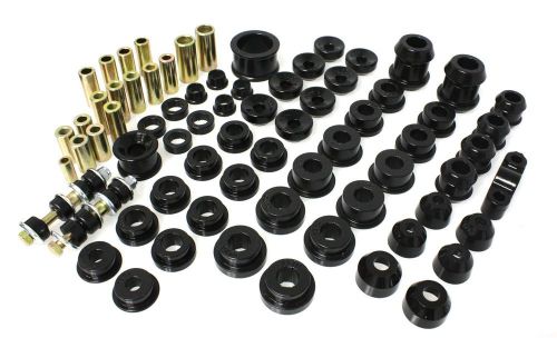 Energy master hyper flex bushing kit 88 89 90 91 civic / crx 16.18102g black