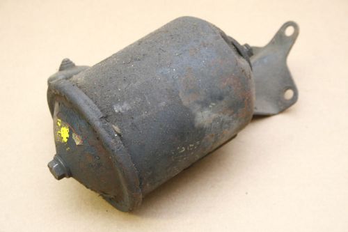 Vintage ford flathead metal remote oil canister w/ mounting bracket fomoco