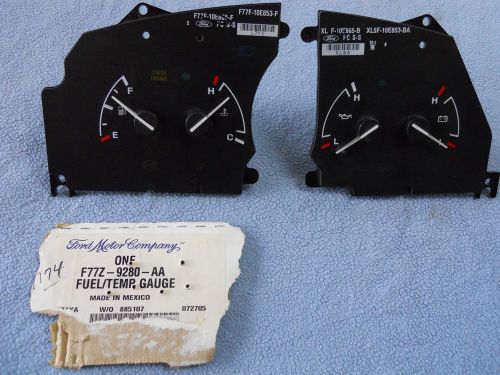 Ford ranger fuel, temperature, oil pressure and volt gauge,gauges f77z-9280-aa