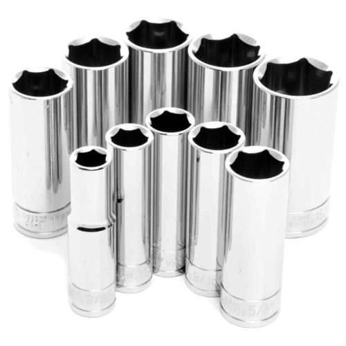 Performance tool w38300 socket socket-10 pc 3/8&#039;&#039; dr sae deep set