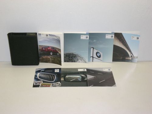 2009 bmw x6 xdrive35i, x6 xdrive50i owners manual set with case