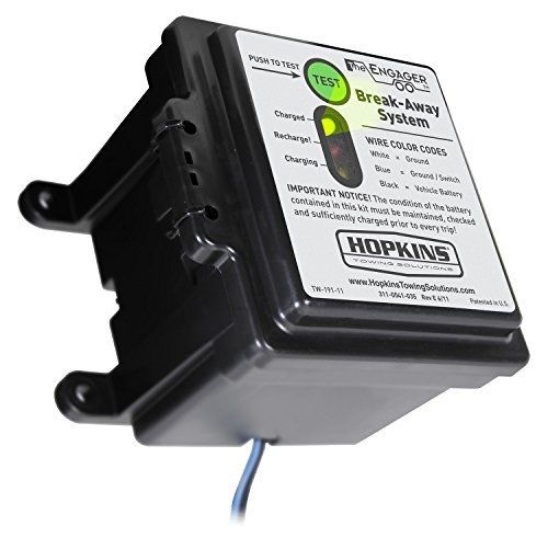 Hopkins towing solutions hopkins 20099 engager break away system with battery