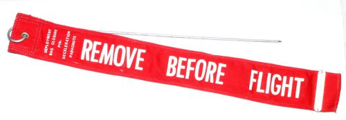 Remove before flight banner