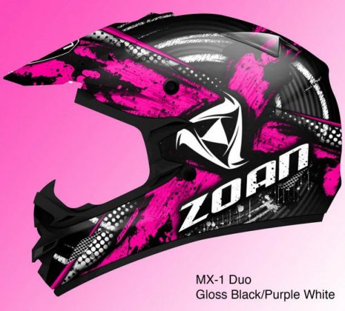 Zoan mx-1 duo gloss black pink white size xxxl