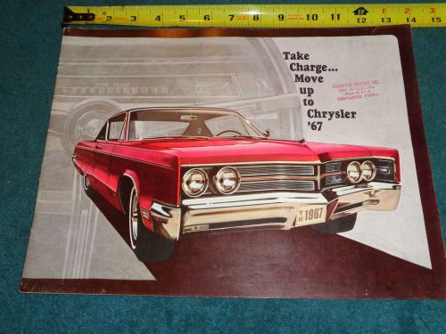 1967 chrysler prestige sales brochure / original 39 page dealership catalog