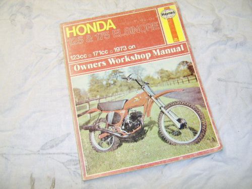 Honda elsinore 123cc 171cc 1973 on haynes shop manual