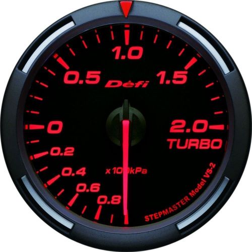 Defi racer gauge 60mm turbo meter df11505 (red) from japan (1000) new! f/s