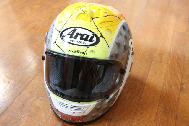 Arai motorcycle helmet batman the joker achtung by knightworks 1994 