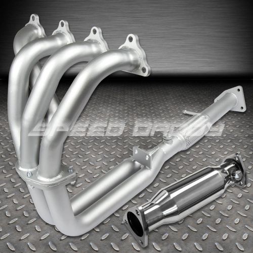 For 92-96 prelude si h23a1 bb2 stainless ceramic coated manifold header+cat pipe