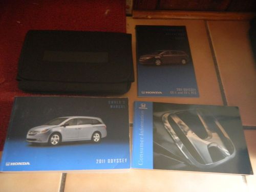 2011 honda odyssey owners manual set + free shipping