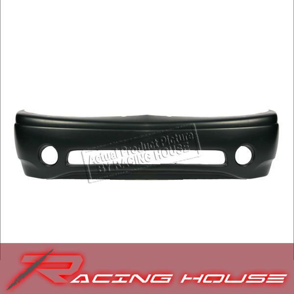 2000-2005 gmc yukon denali xl primered black front bumper cover w/fog hole 02 04