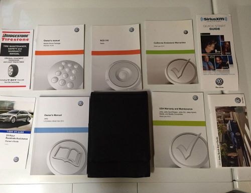 2013 volkswagen jetta owners manual set