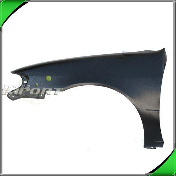 1998-2002 toyota corolla left front fender primed black steel replacement lh new