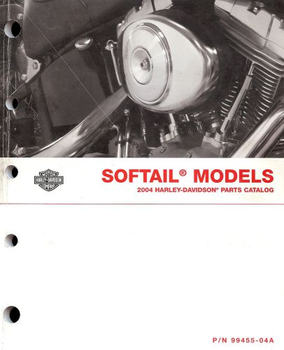 2004 harley-davidson softail models parts catalog manual -flstf-fxstb-fxst-flstc