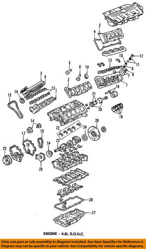 Gm oem camshaft-front cover seal 1647311