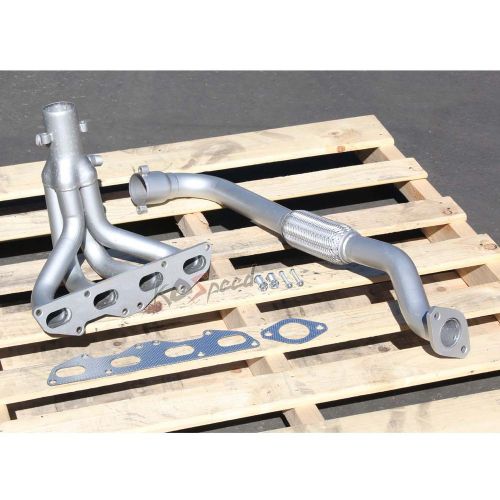 Dsm 2g coated steel header exhaust for 95-99 mit eclipse/talon non turbo 420a