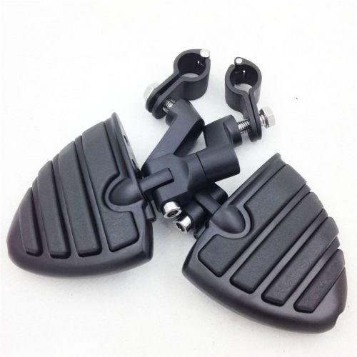 1&#034; wing foot pegs clamps for kawasaki vulcan vn400 vn800 vn900 vn1500 vn2000