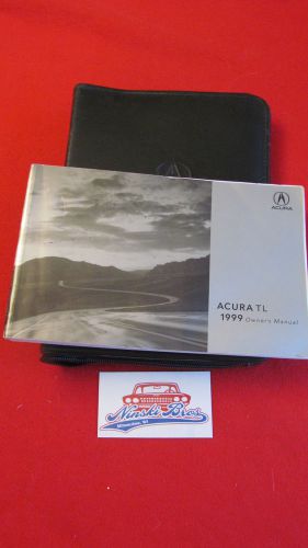 1999 acura tl owners manual w/ case 99