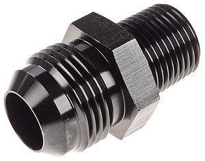 Jegs performance products 110111 black straight flare fitting