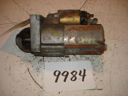 02 03 pontiac bonneville starter motor (3.8l), w/o supercharger opt     9984