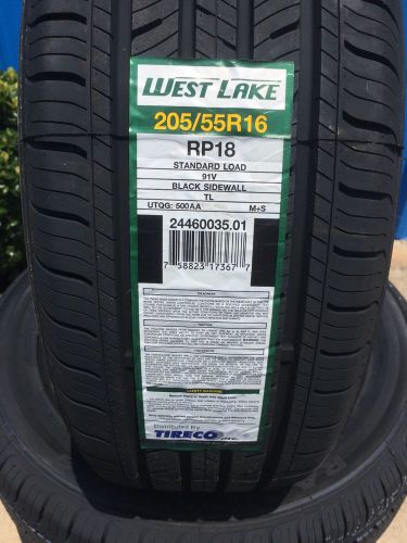 West lake tires rp18 205/55r16 sl 91v black sidewall *local pick-up only*