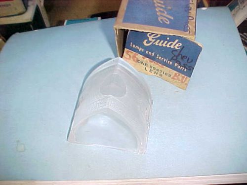 1956 chevrolet passenger nos backup lamp lens