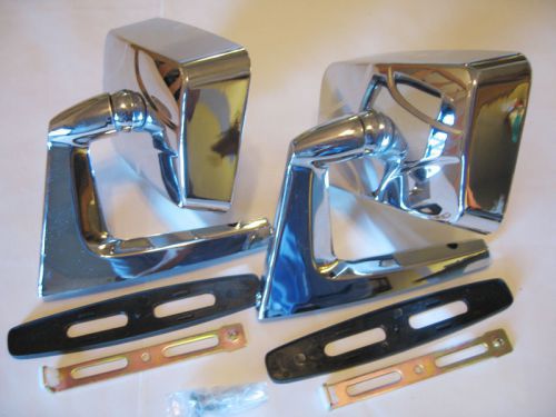 Ford meteor falcon ranchero 57-79 pair chrome door mirror pair right and left