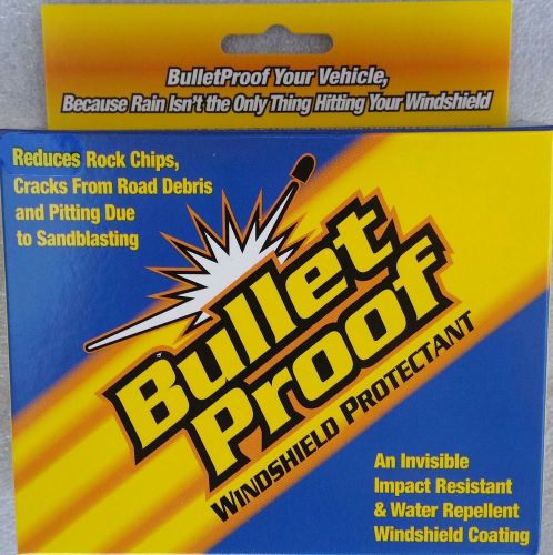 Windshield chip and cracks a thing of the past? bulletproof protectant is great