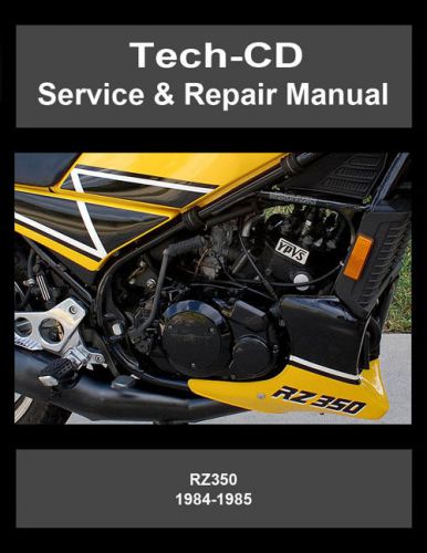 Yamaha rz350 service &amp; repair manual 1984-1985