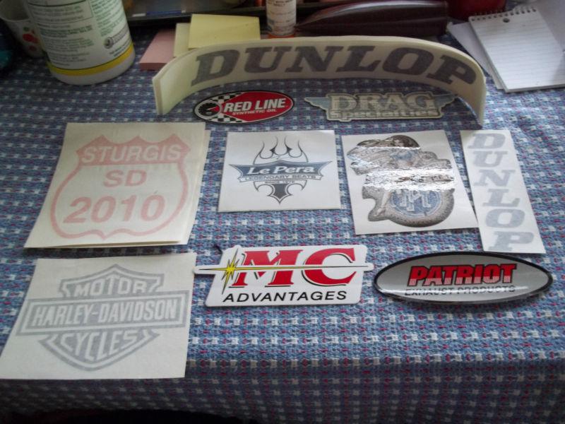 Motorcycle decals