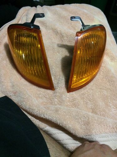 99 mazda protege corner lamps set of 2 right-and-left bj0e51070bp1, bj0e51060bp1