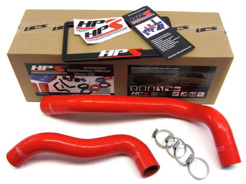 Hps red silicone radiator hose kit coolant oem replacement 57-1074-red f250