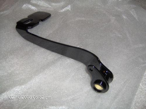 Harley touring-11 inch brake pedal-gloss black-fits 2008-2013 touring