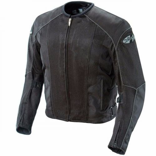 Joe rocket phoenix 5.0 mens black textile motorcycle riding jacket - medium md