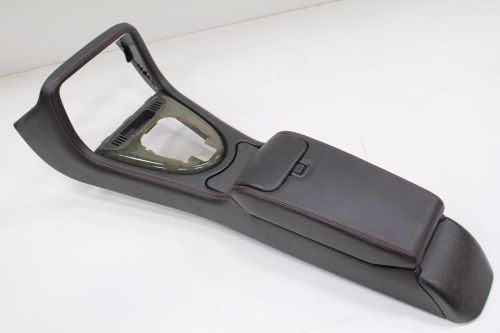 Jdm 00 jaguar xkr silverstone oem center radio shift console black red stitches