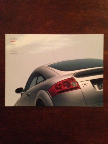 2003 audi tt roadster/coupe sales brochures – mint!!