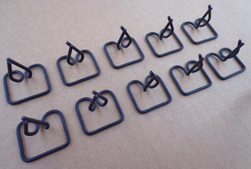 10 new! belt/hood moulding clips!! 30&#039;s-50&#039;s ford,dodge,plymouth,chrysler 72-22k