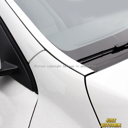 Front windows side moulding cover trims for 2015-2017 benz gla