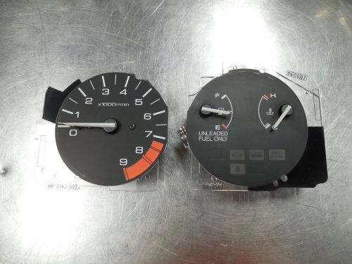 92-95 civic ex oem instrument fuel gas water temp gauge cluster tach 93 manual