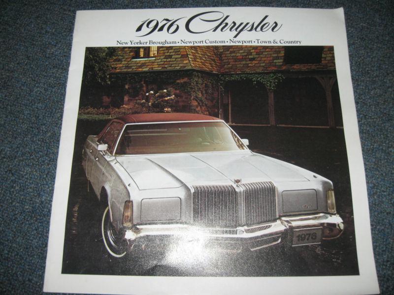 1976 chrysler sales brochure/catalog