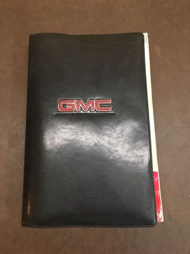 1994 gmc sierra owners manual with case and extras oem